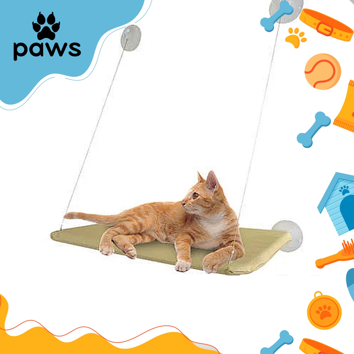 Cama Com Ventosas Para Gatos