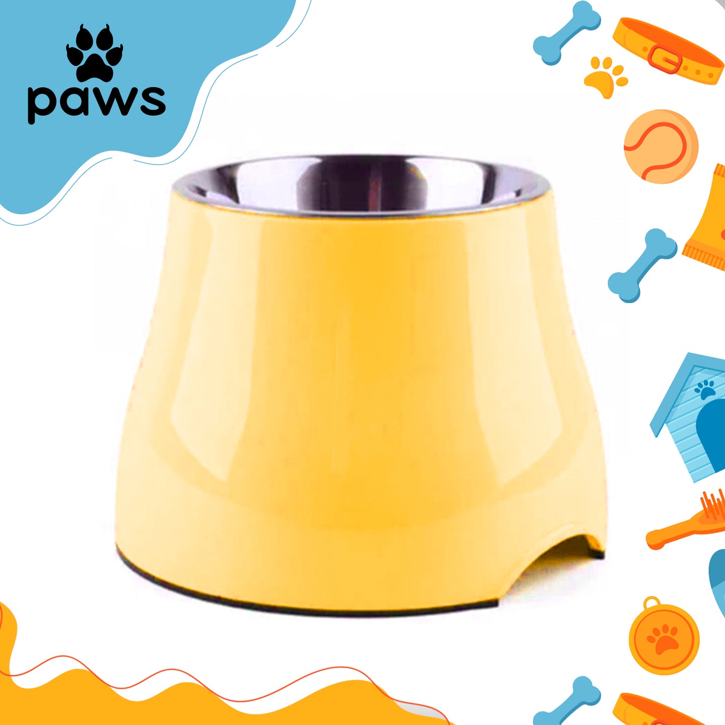 Comedor de Inox cor: Amarelo