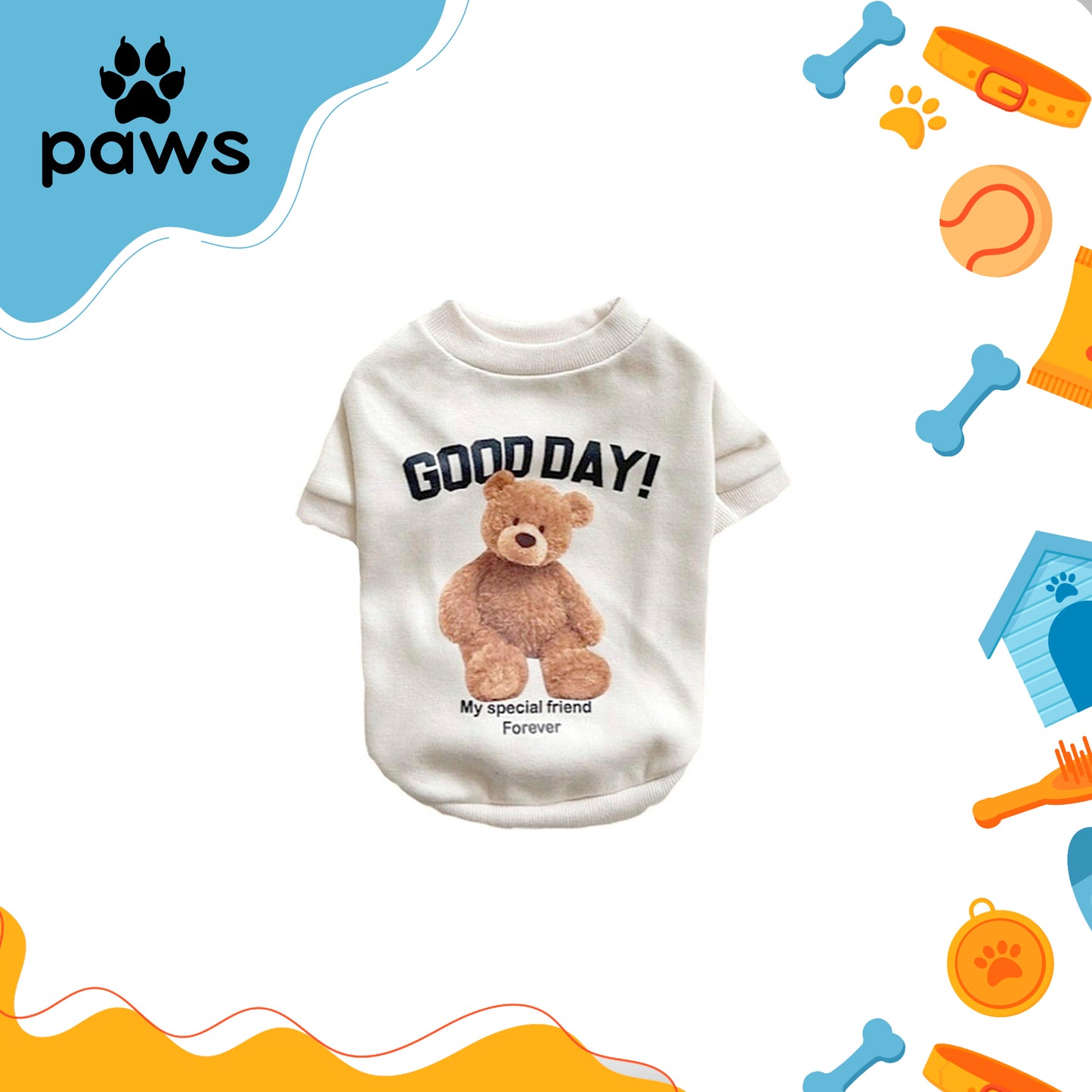 Moletom Good Day Branco