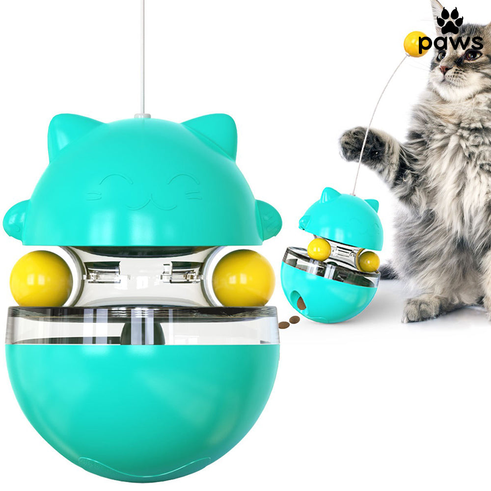 Brinquedo Interativo Com Bolinha e Pompom cor: Azul