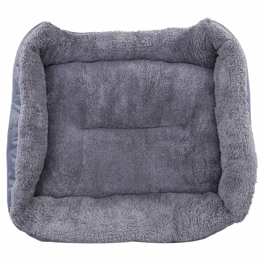 Cama Pelúciada com Patinhas Cinza