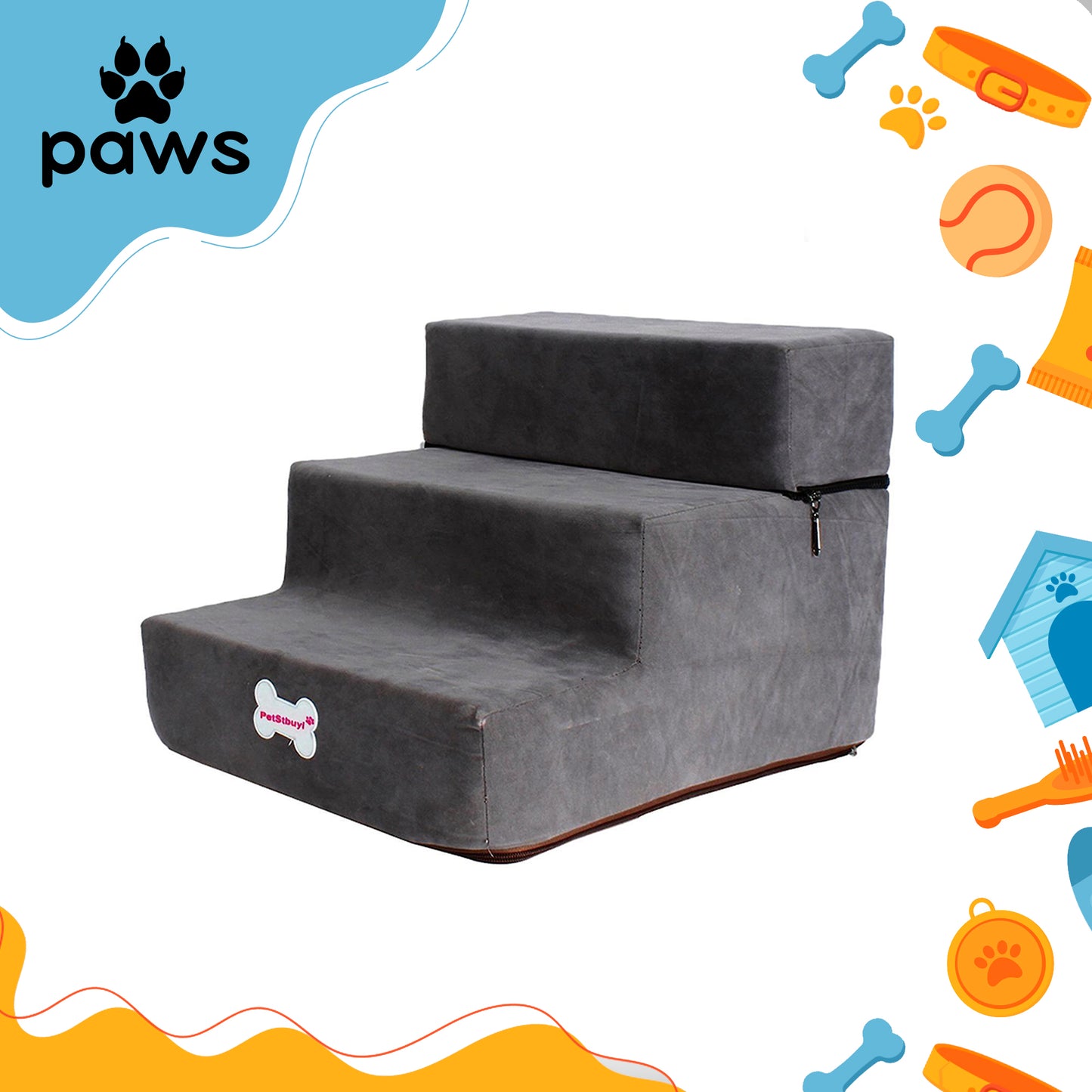 Escada Pet Cinza Escuro